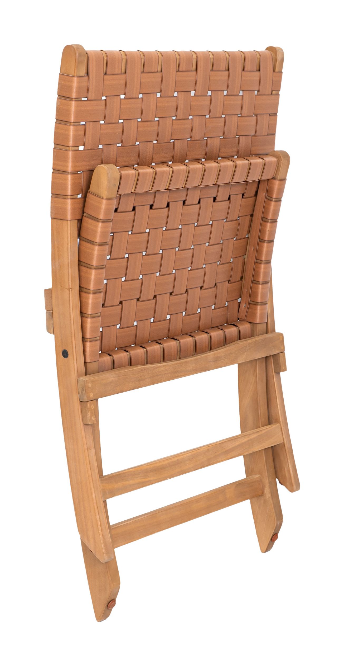 Sunflare Synthetic Rattan Weave/Wood Outdoor Lounge Chair