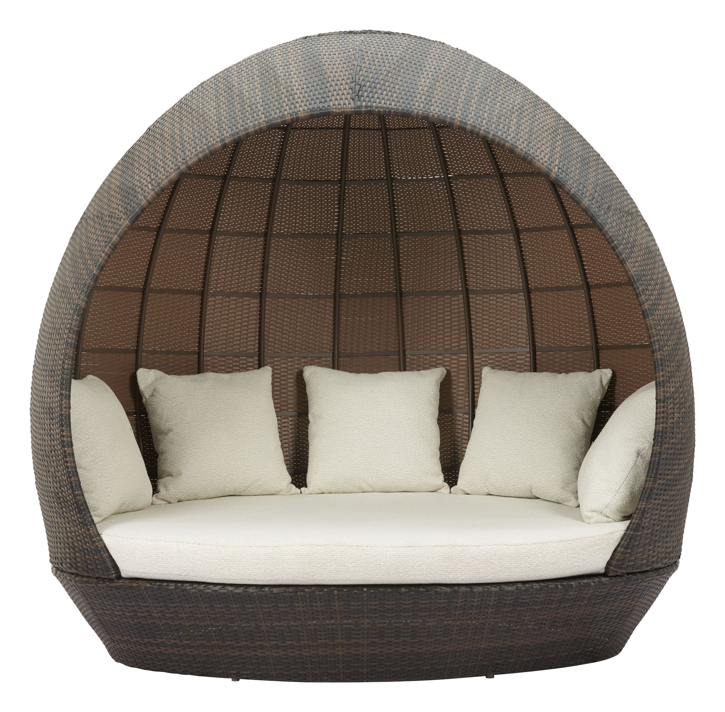 Marisol Synthetic Rattan Weave Beach Daybed