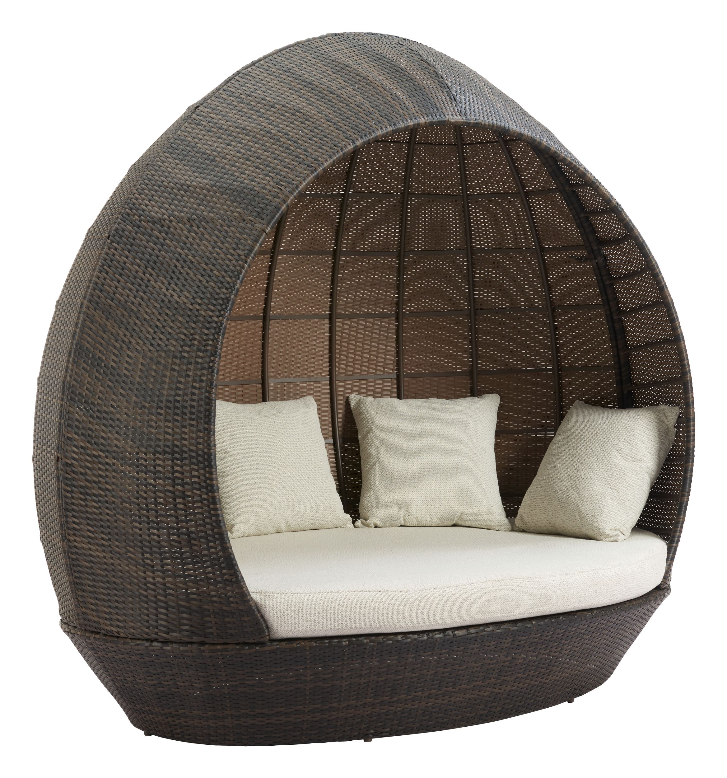 Marisol Synthetic Rattan Weave Beach Daybed