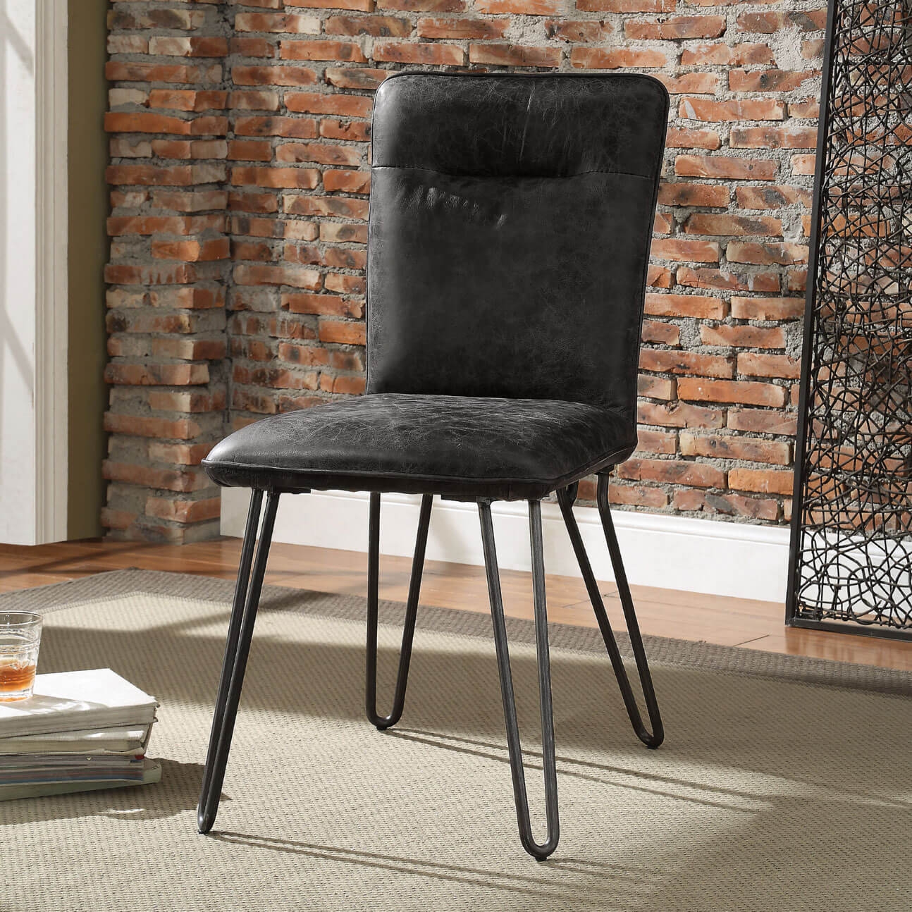 Orchards Top Grain Leather Dining Chair