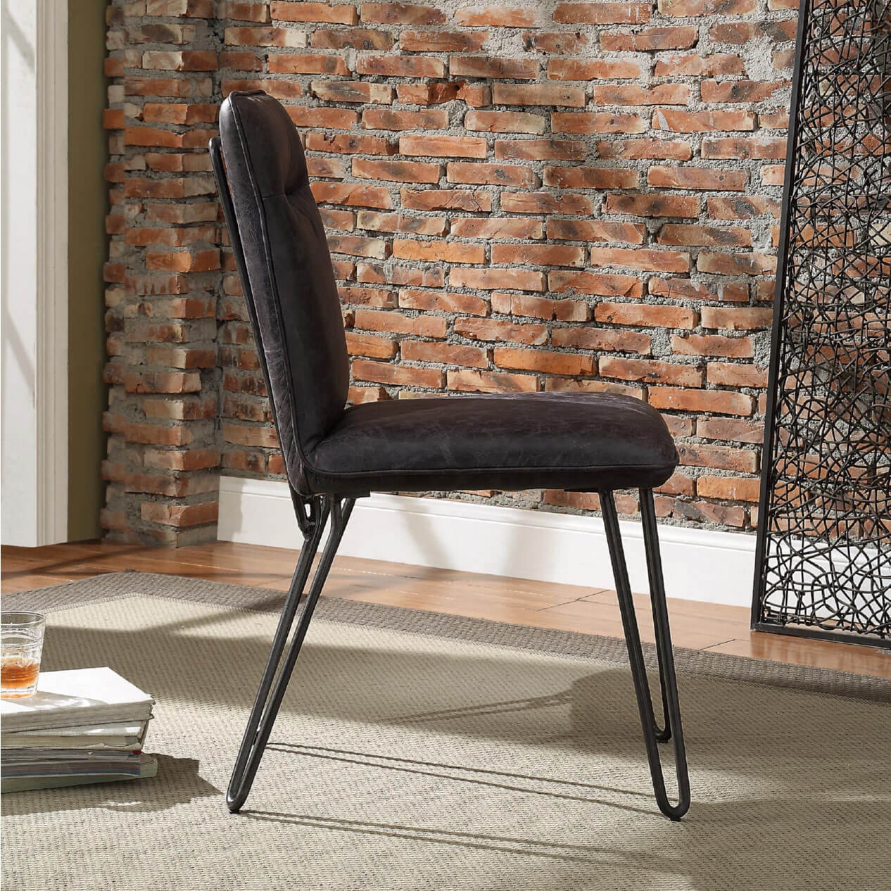 Orchards Top Grain Leather Dining Chair