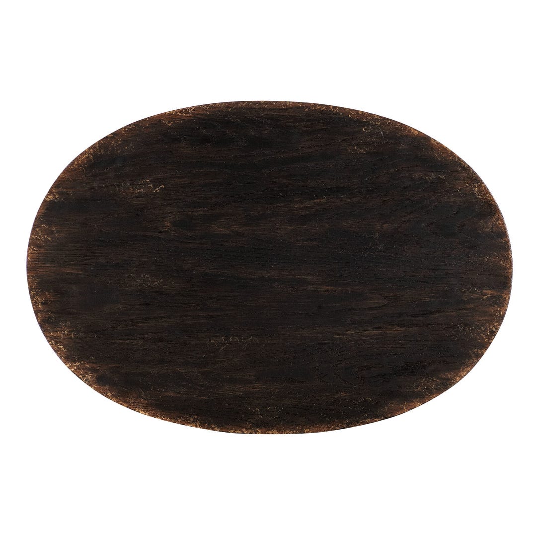 Americana 1-Drawer Oval Nightstand