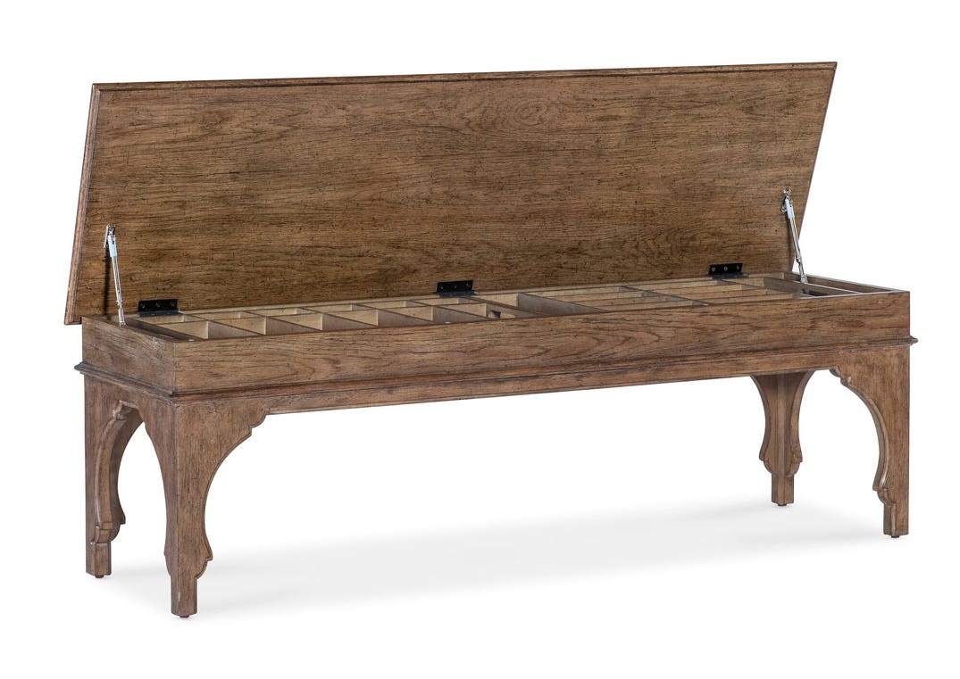 Americana Wood Bed Bench