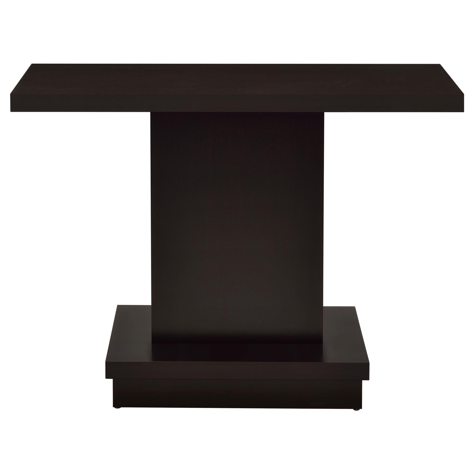 Reston Wood Veneer Pedestal Sofa Table
