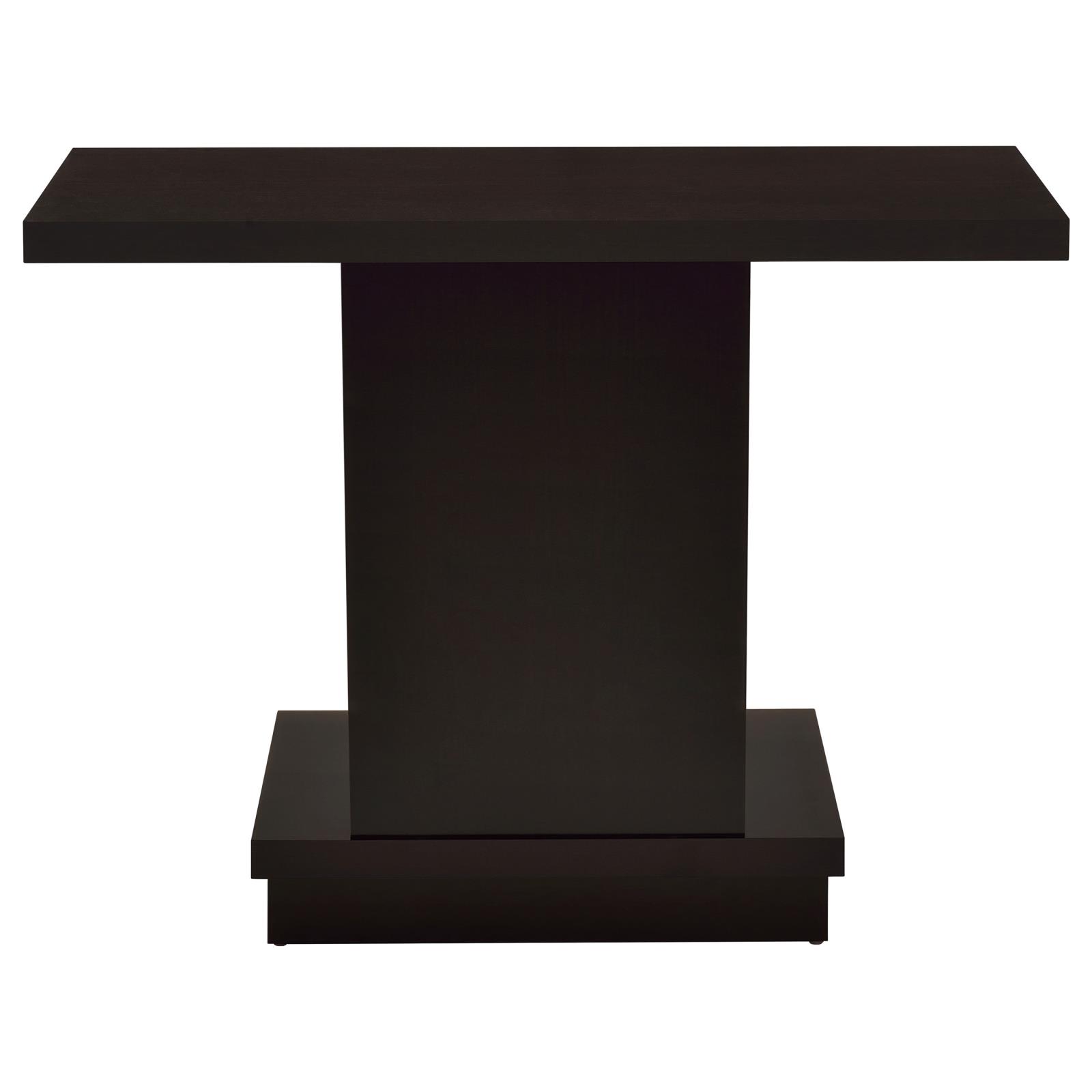 Reston Wood Veneer Pedestal Sofa Table