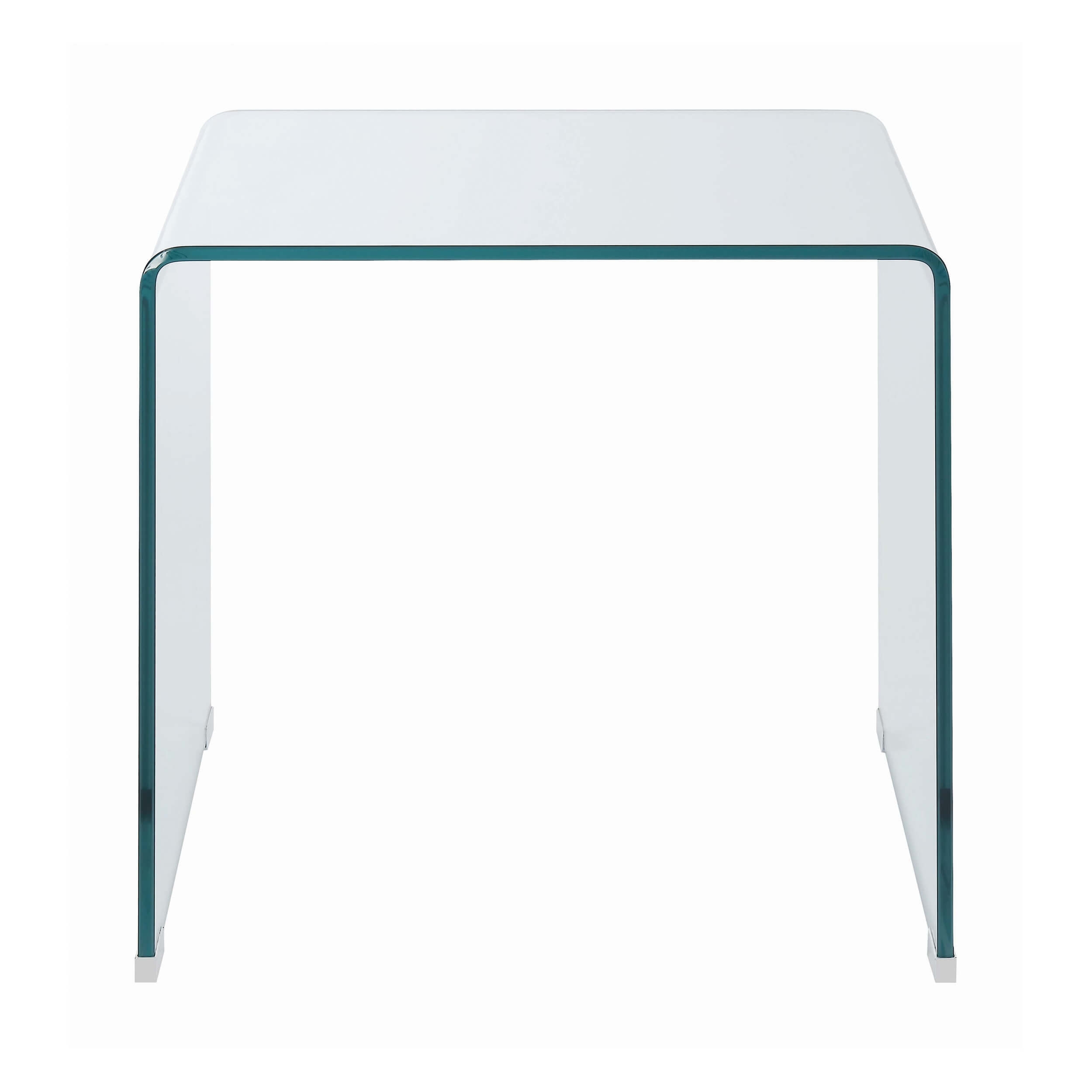 Ripley Glass Square End Table Clear