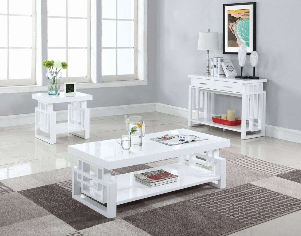 Schmitt Rectangular 2-drawer Sofa Table