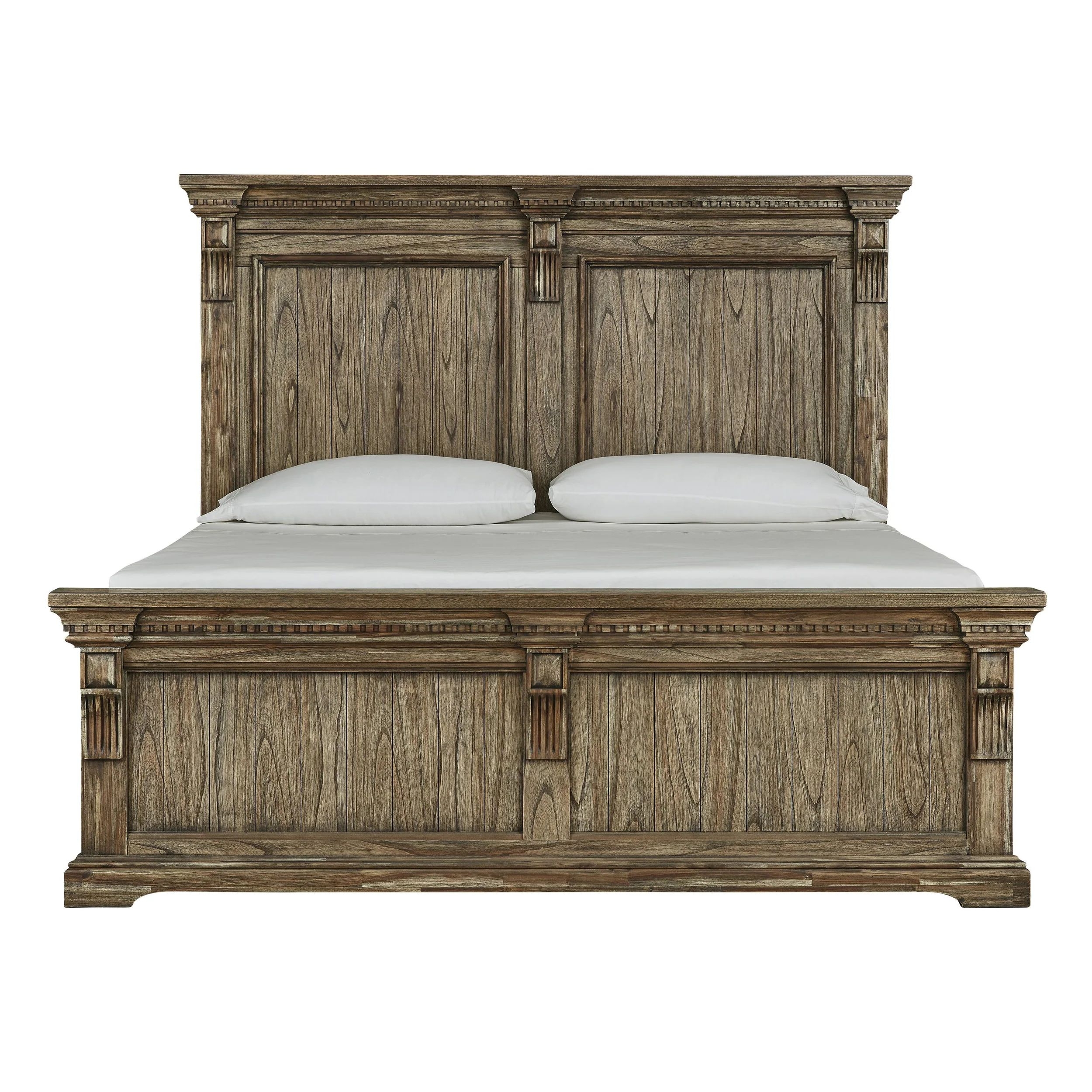 Ashley SM Markenburg Wood Veneer Panel Bed
