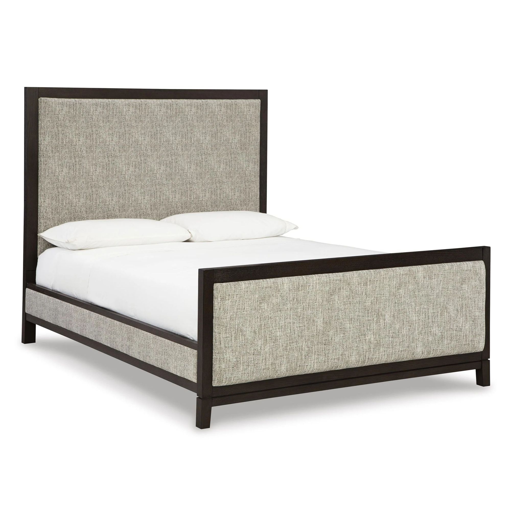 Ashley SM Burkhaus Polyester Upholstered Queen Size Panel Bed