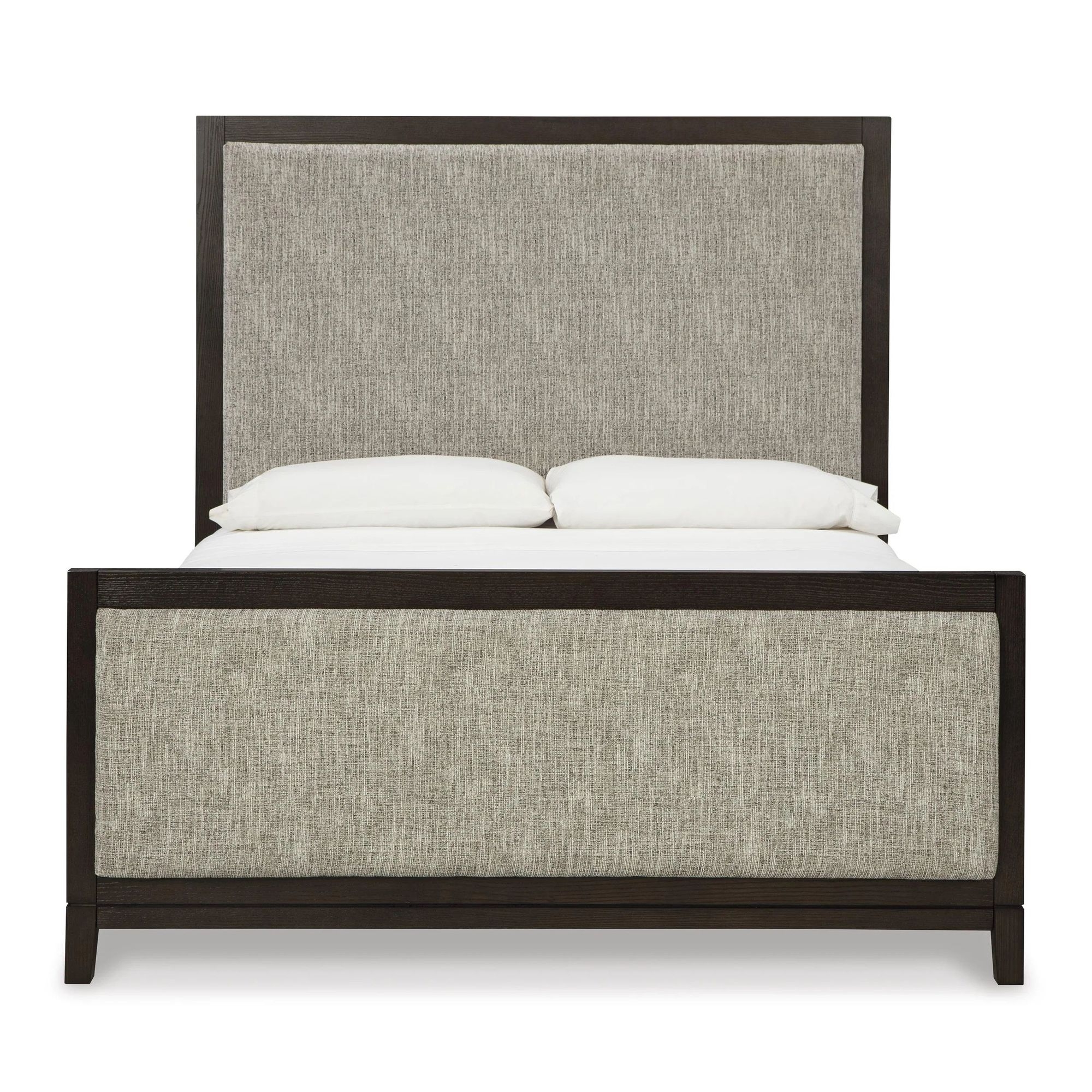 Ashley SM Burkhaus Polyester Upholstered Queen Size Panel Bed