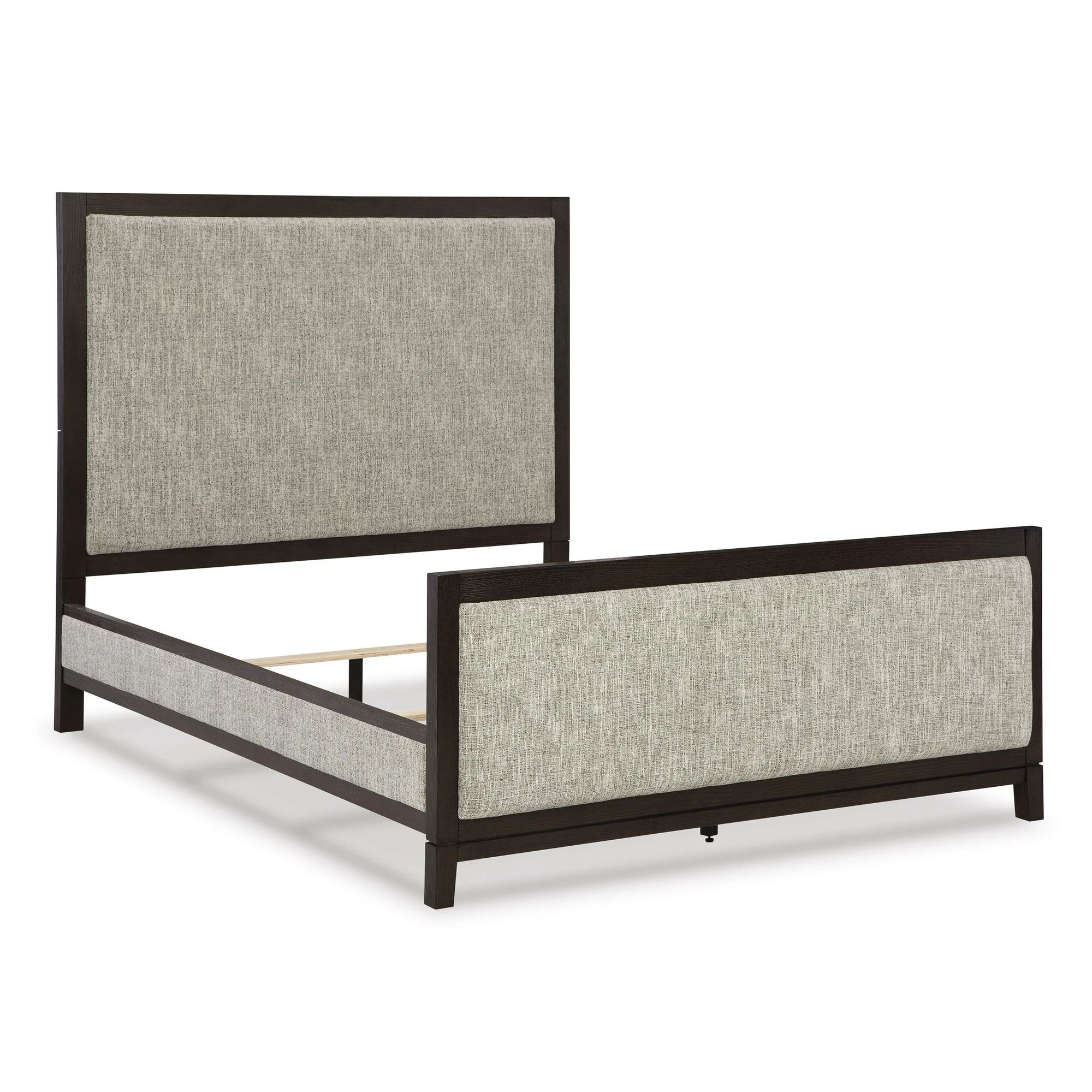 Burkhaus Polyester Upholstered Panel Bedroom Set