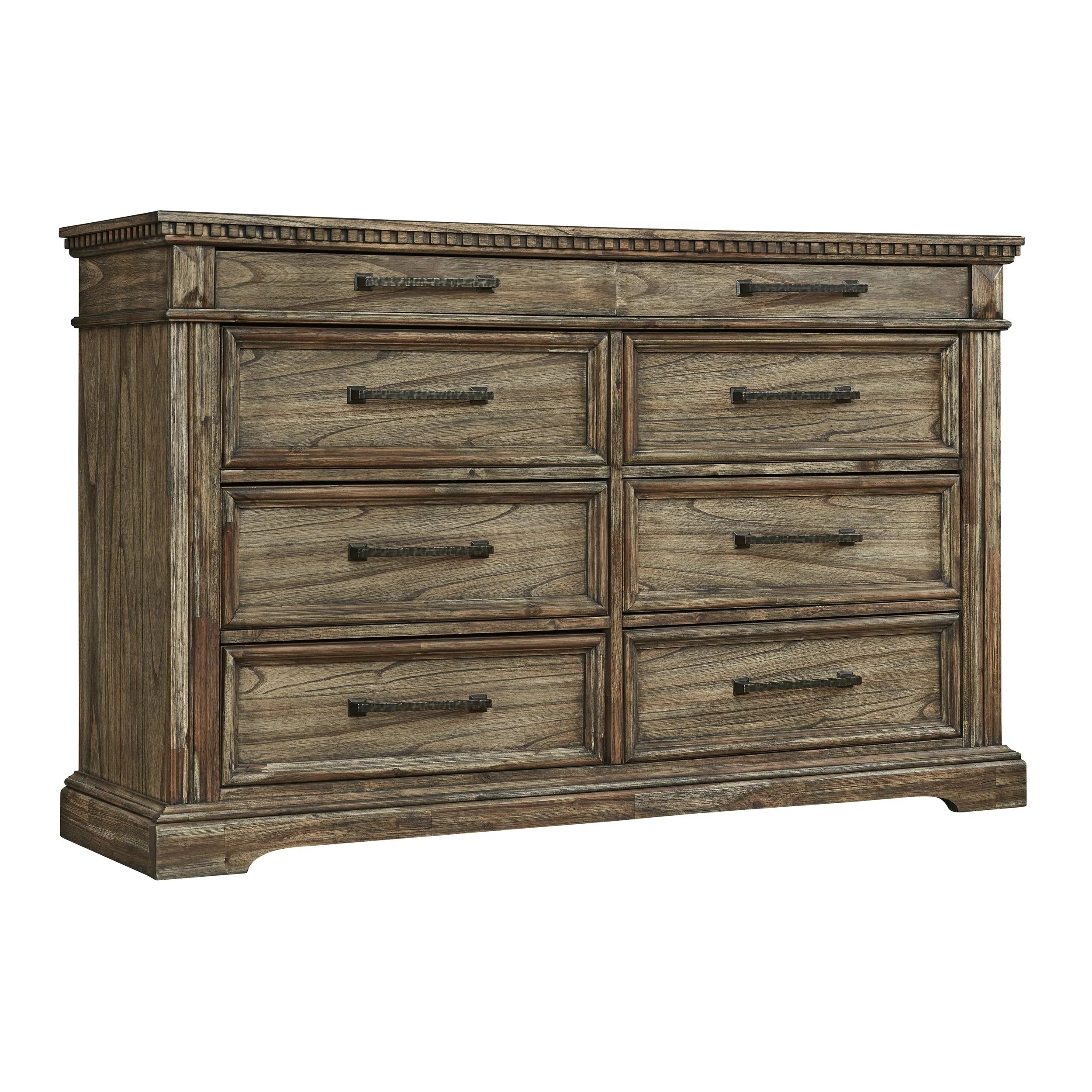 Ashley SM Markenburg Wood Veneer Bedroom Set