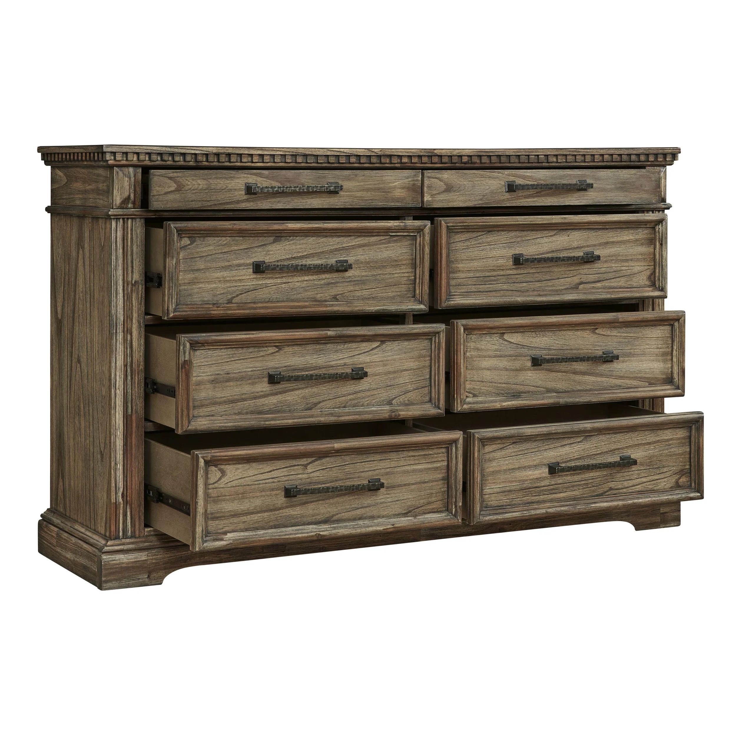 Ashley SM Markenburg 8-Drawer Wood Veneer Dresser