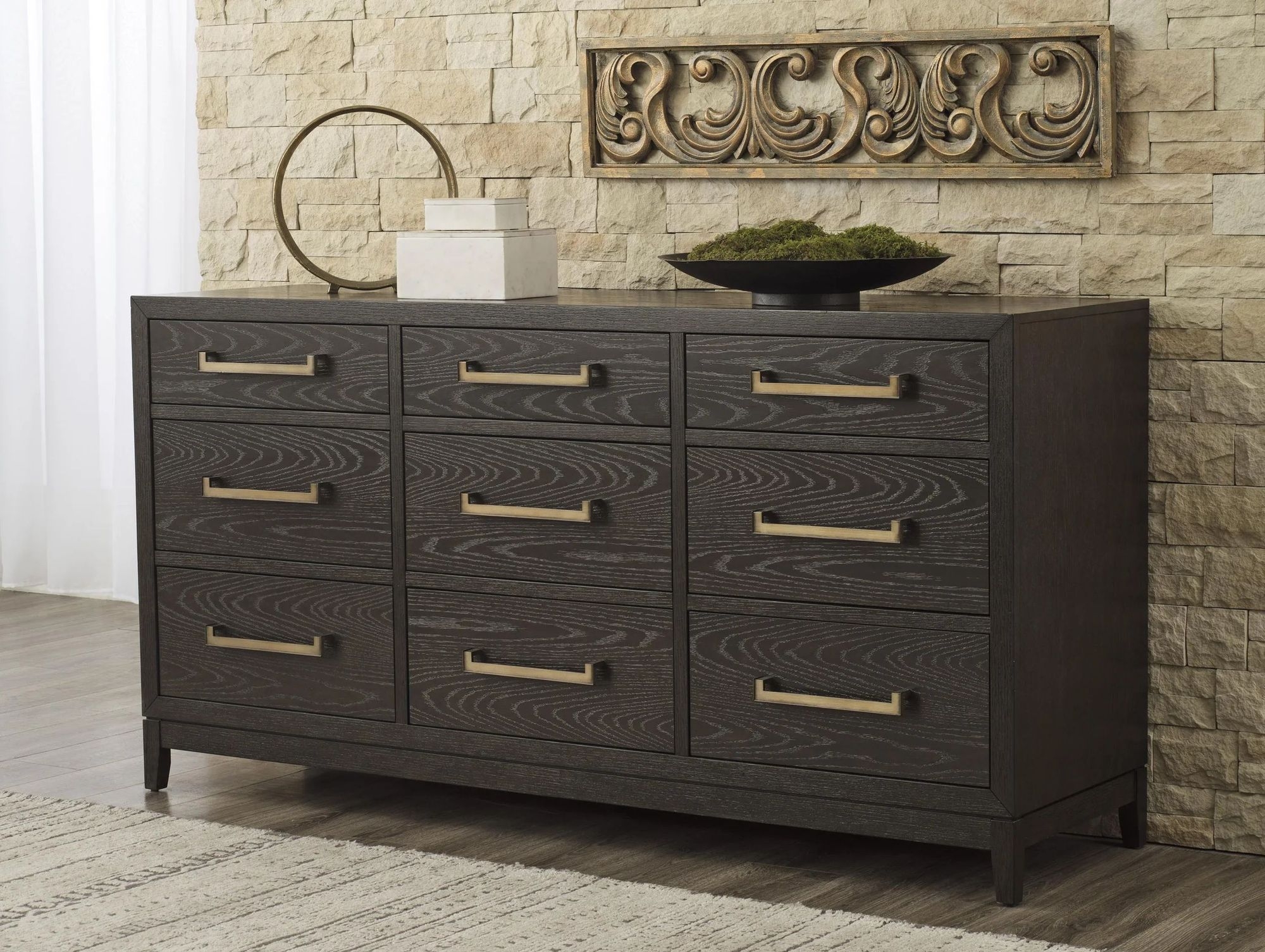 Burkhaus Polyester Upholstered Panel Bedroom Set
