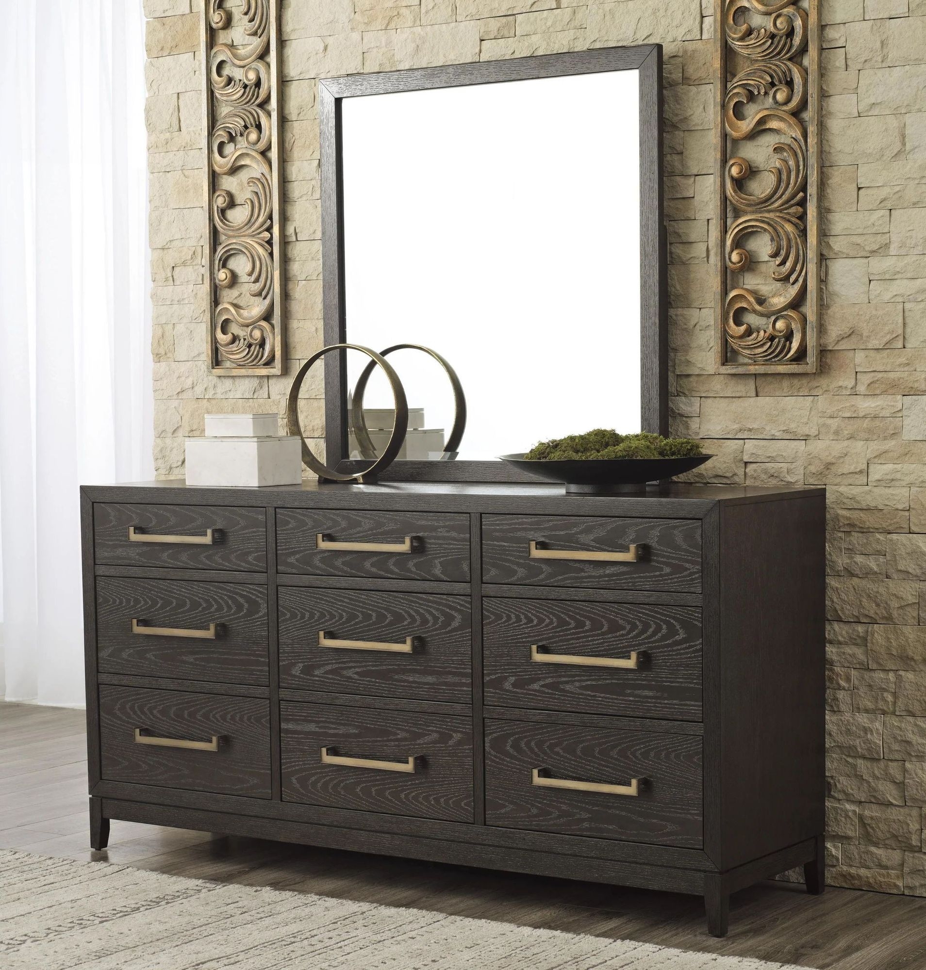 Burkhaus Polyester Upholstered Panel Bedroom Set