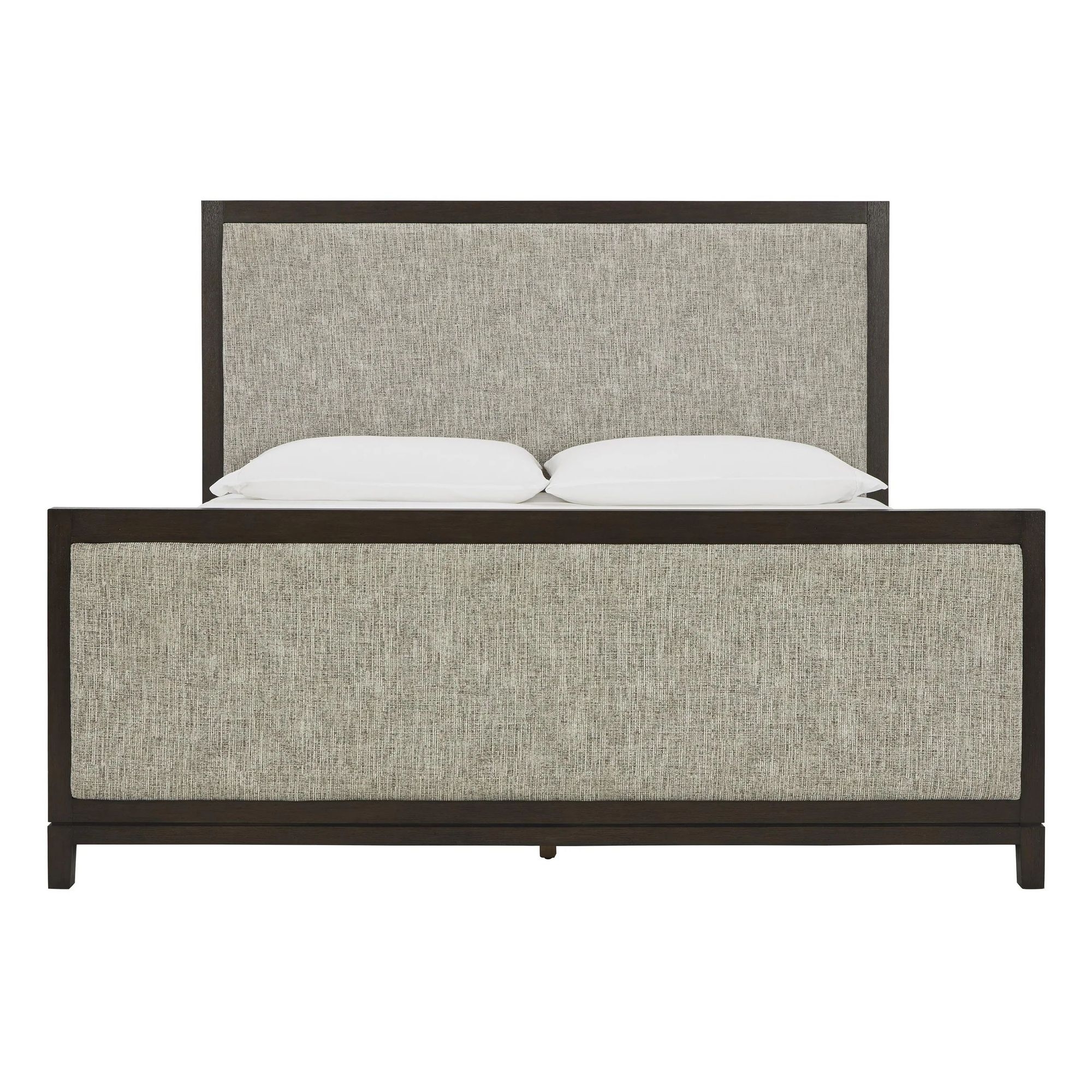 Ashley SM Burkhaus Polyester Upholstered King Size Panel Bed