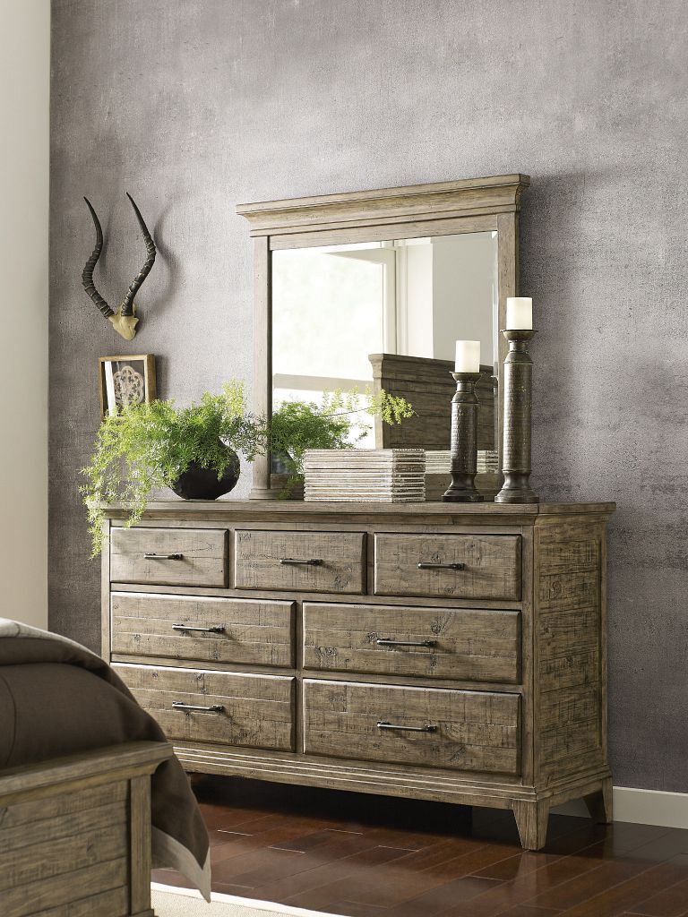 Plank Road Eastburn Wood Sleigh Bedroom Set