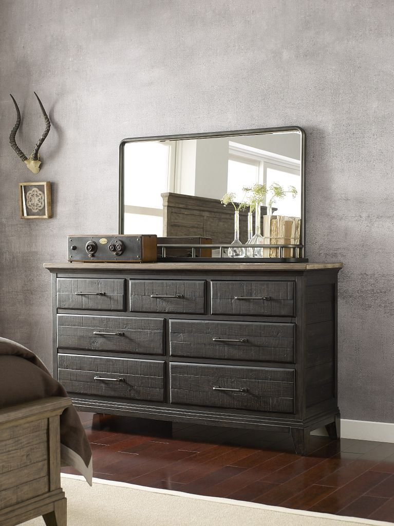 Plank Road Westwood Rectangular Wood/Metal Landscape Mirror