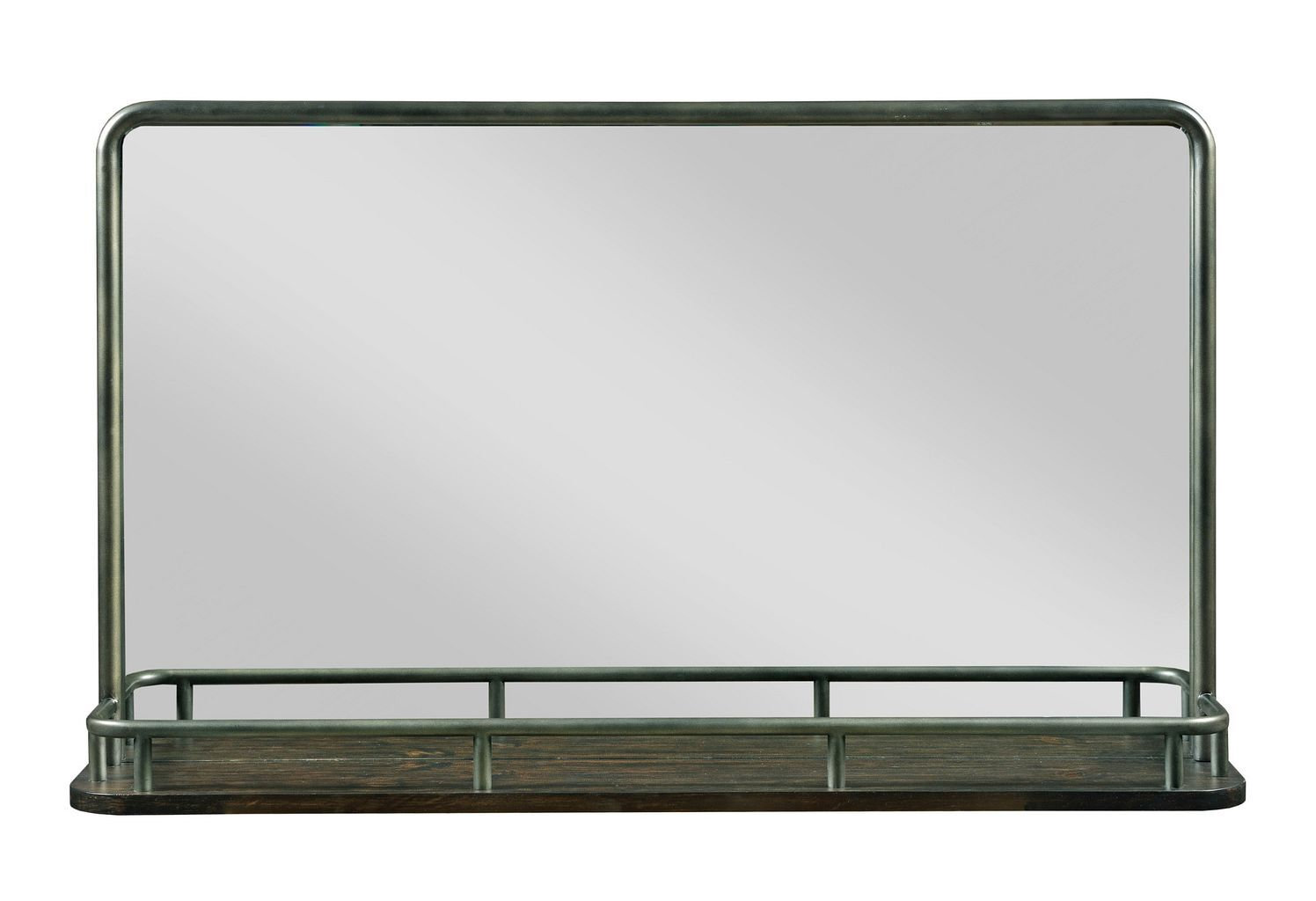 Plank Road Westwood Rectangular Wood/Metal Landscape Mirror