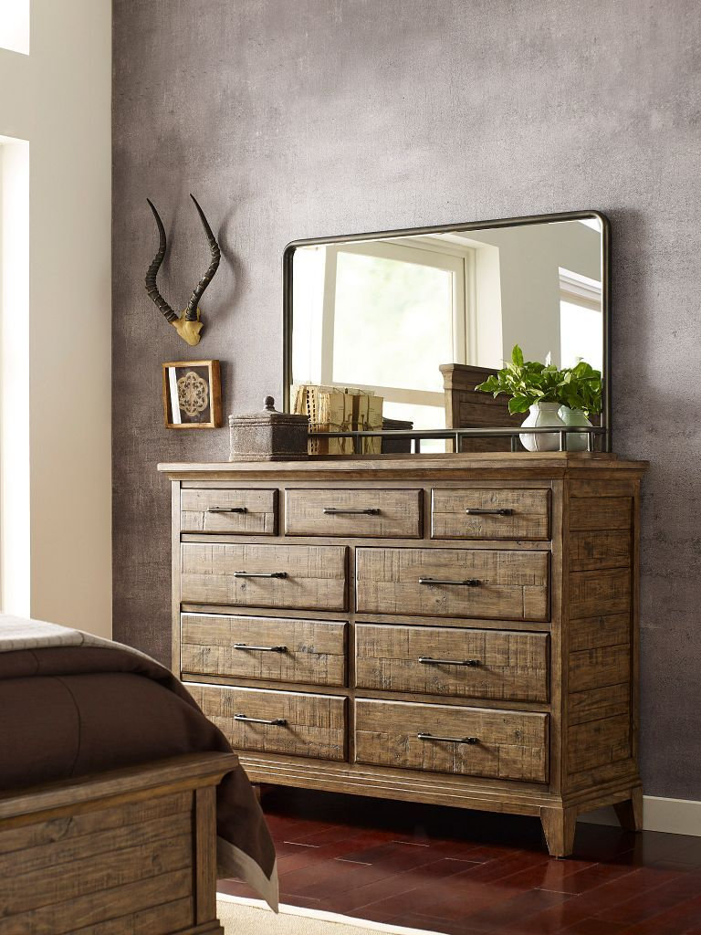 Plank Road Westwood Wood 9-Drawer Bureau