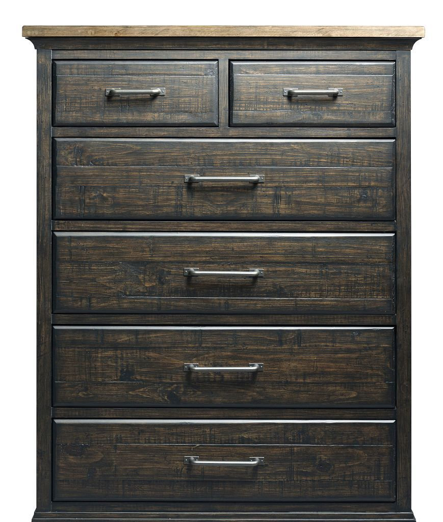 Plank Road Devine Wood 6-Drawer Chest