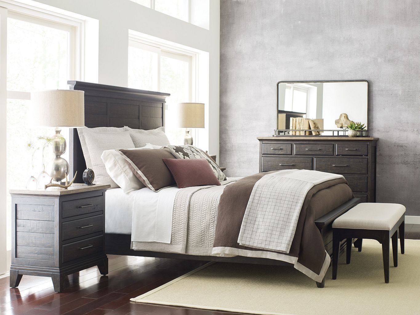 Plank Road Jessup Wood Panel Bedroom Set