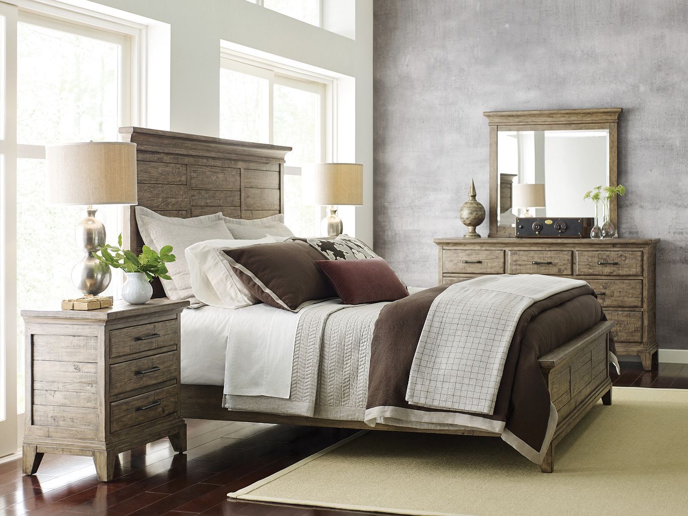 Plank Road Jessup Wood Panel Bedroom Set