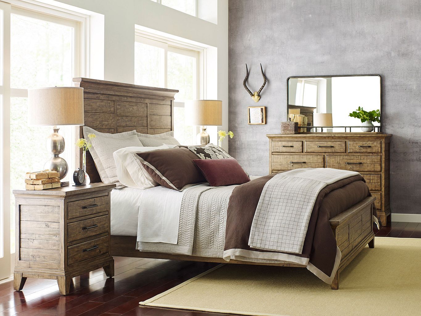 Plank Road Jessup Wood Panel Bedroom Set