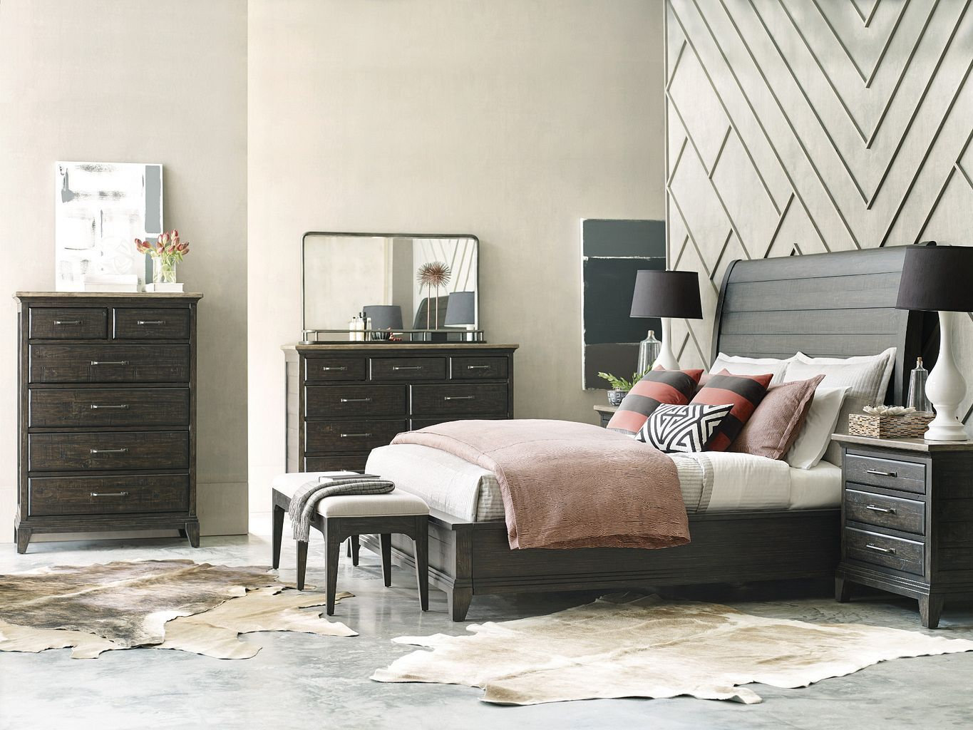 Plank Road Devine Wood 6-Drawer Chest