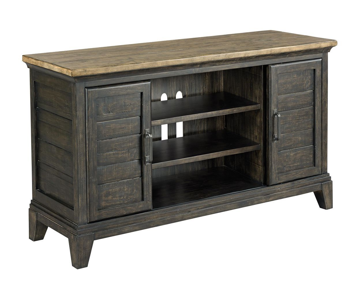 Plank Road Arden 54-inch Wood 2-Door Entertainment Console