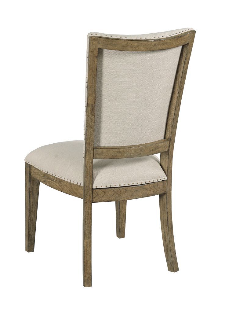 Plank Road Button Round Wood Extendable Dining Room Set
