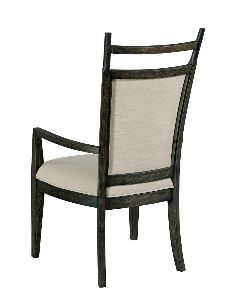 Plank Road Oakley Fabric/Wood Arm Chair