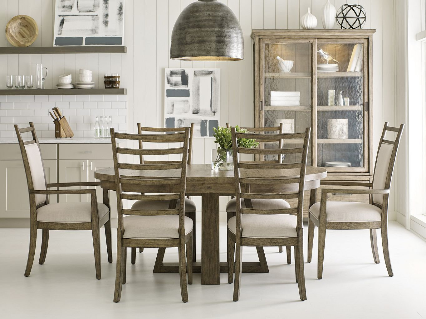 Plank Road Oakley Fabric/Wood Side Chair