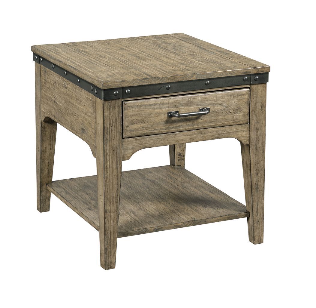 Plank Road Artisans Rectangular Wood Cocktail Table Set
