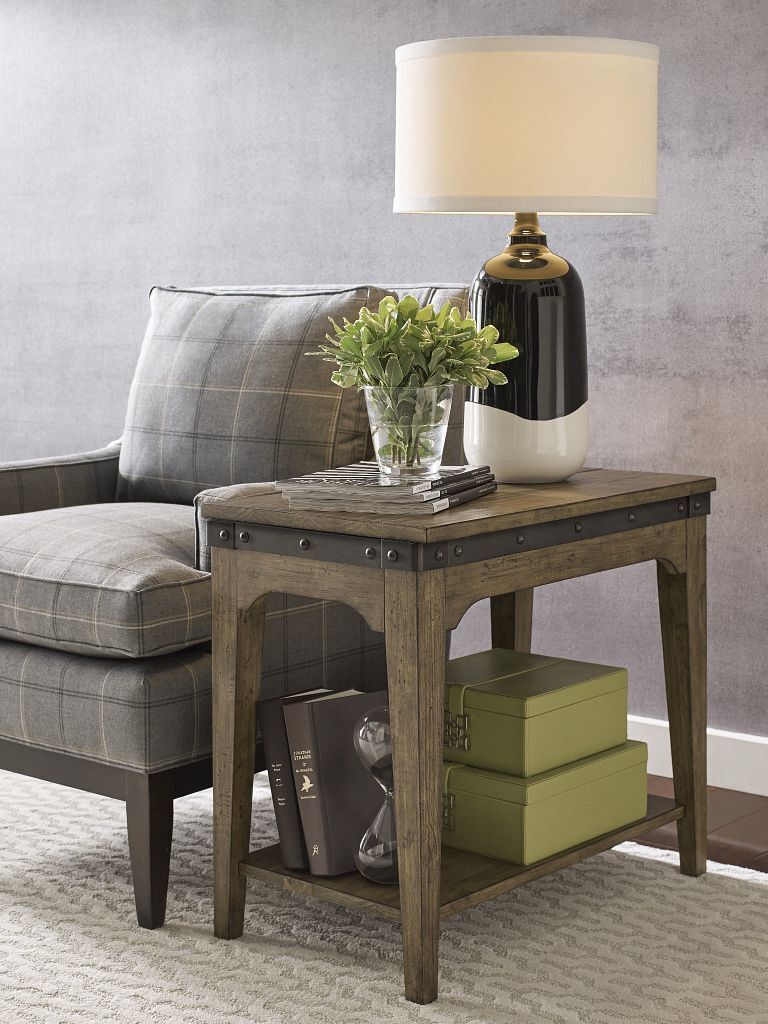 Plank Road Artisans Rectangular Wood Cocktail Table Set
