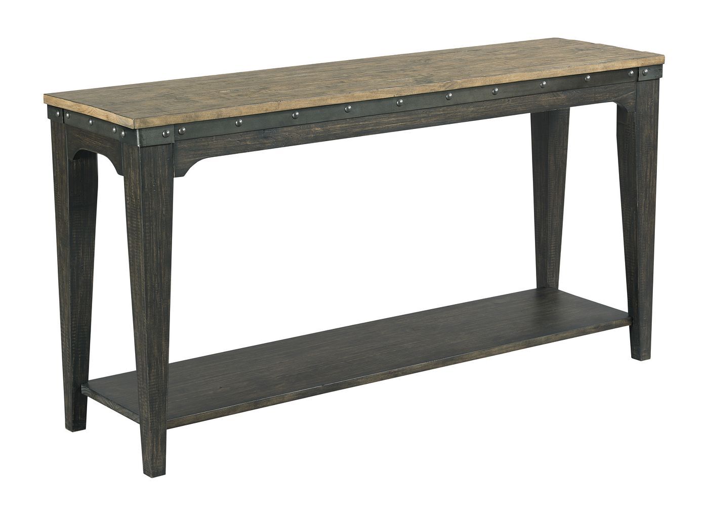Plank Road Artisans Round Wood Cocktail Table Set