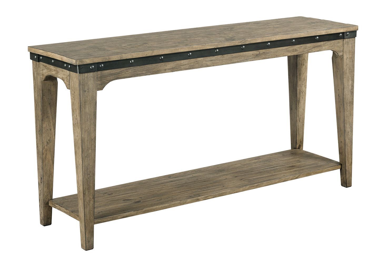 Plank Road Artisans Round Wood Cocktail Table Set