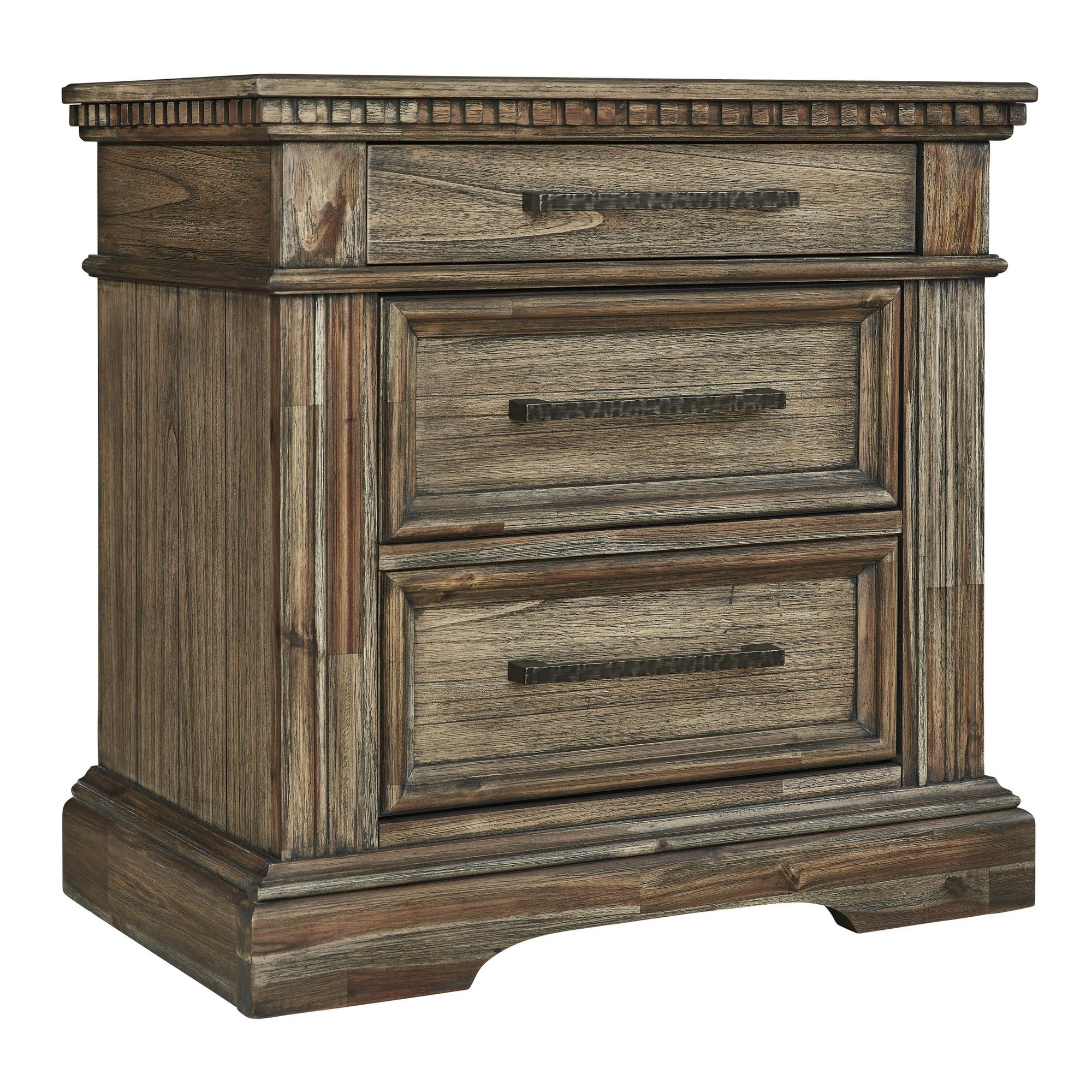 Ashley SM Markenburg Wood Veneer Bedroom Set