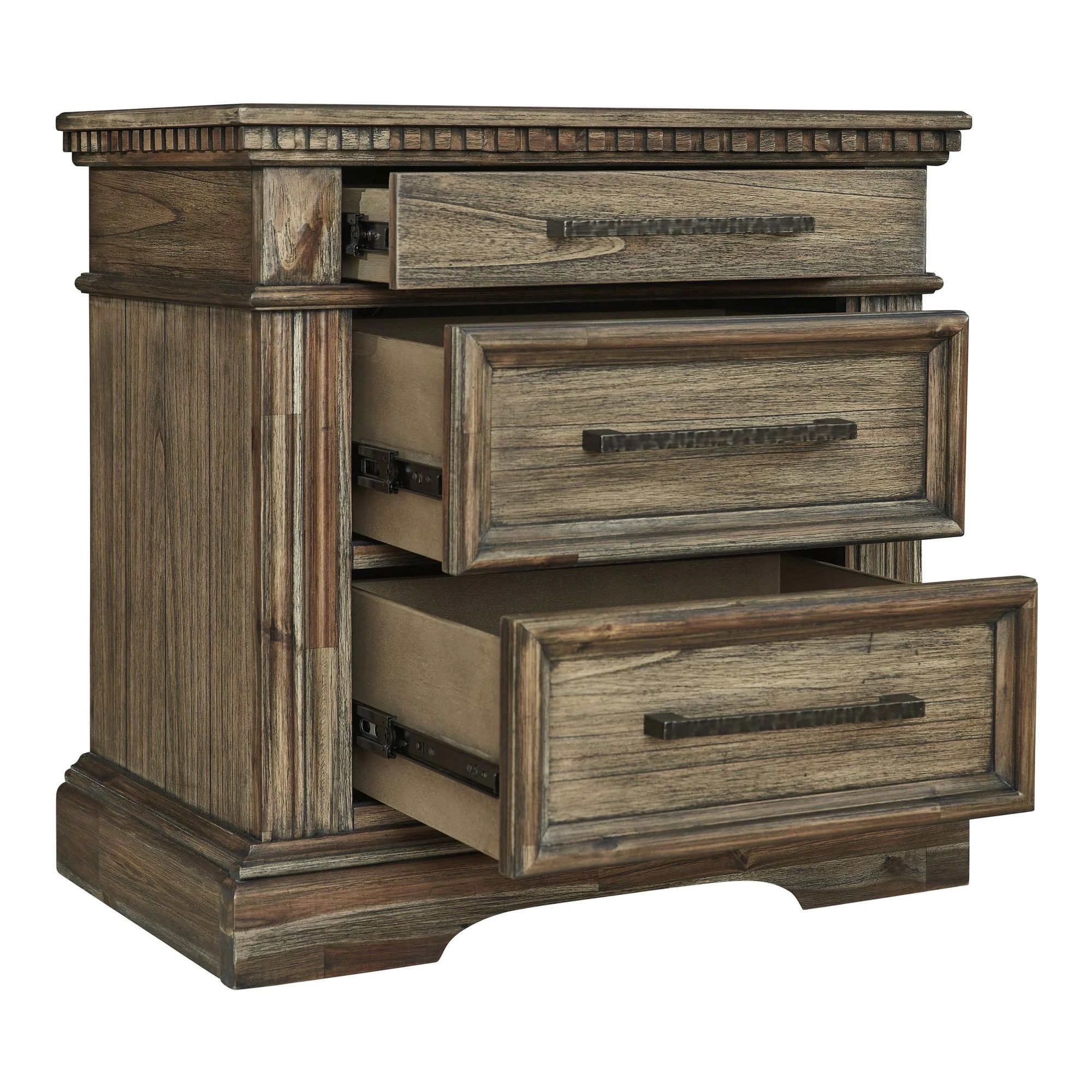 Markenburg 3-Drawer Wood Veneer Nightstand by Ashley