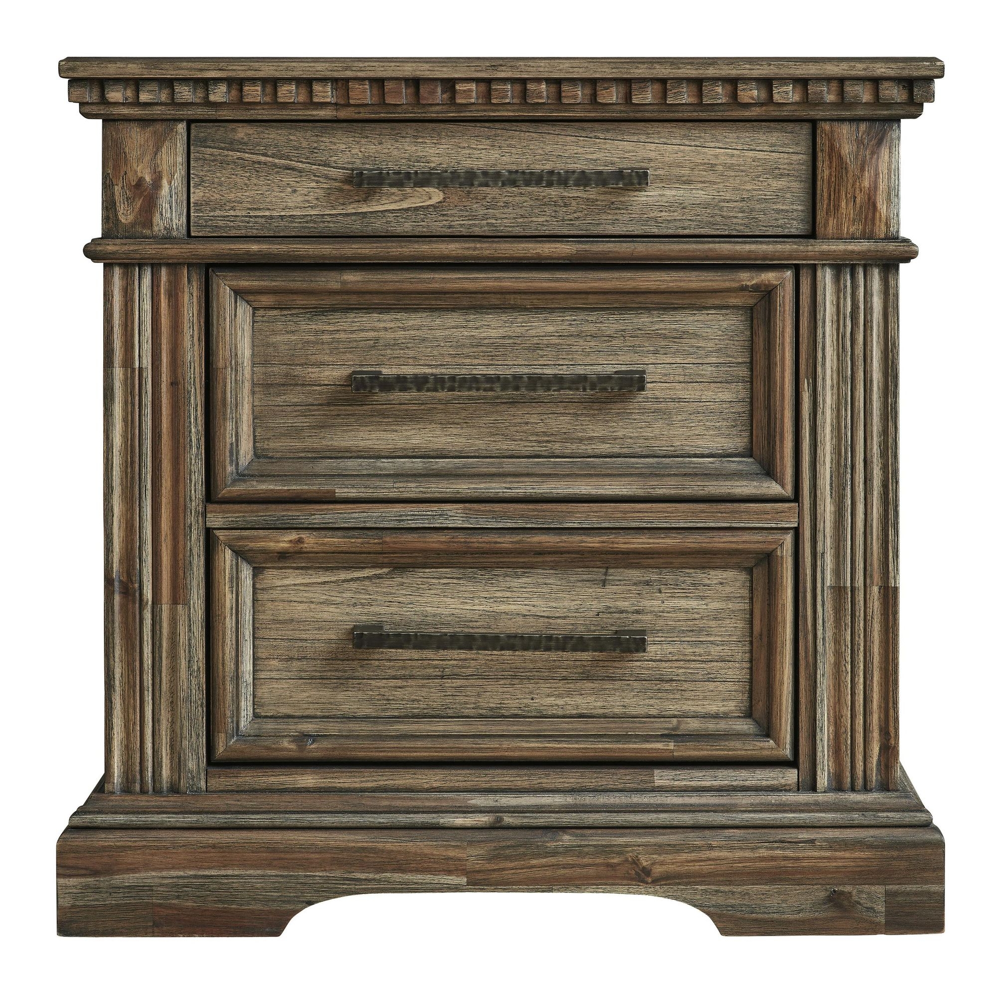 Ashley SM Markenburg Wood Veneer Bedroom Set