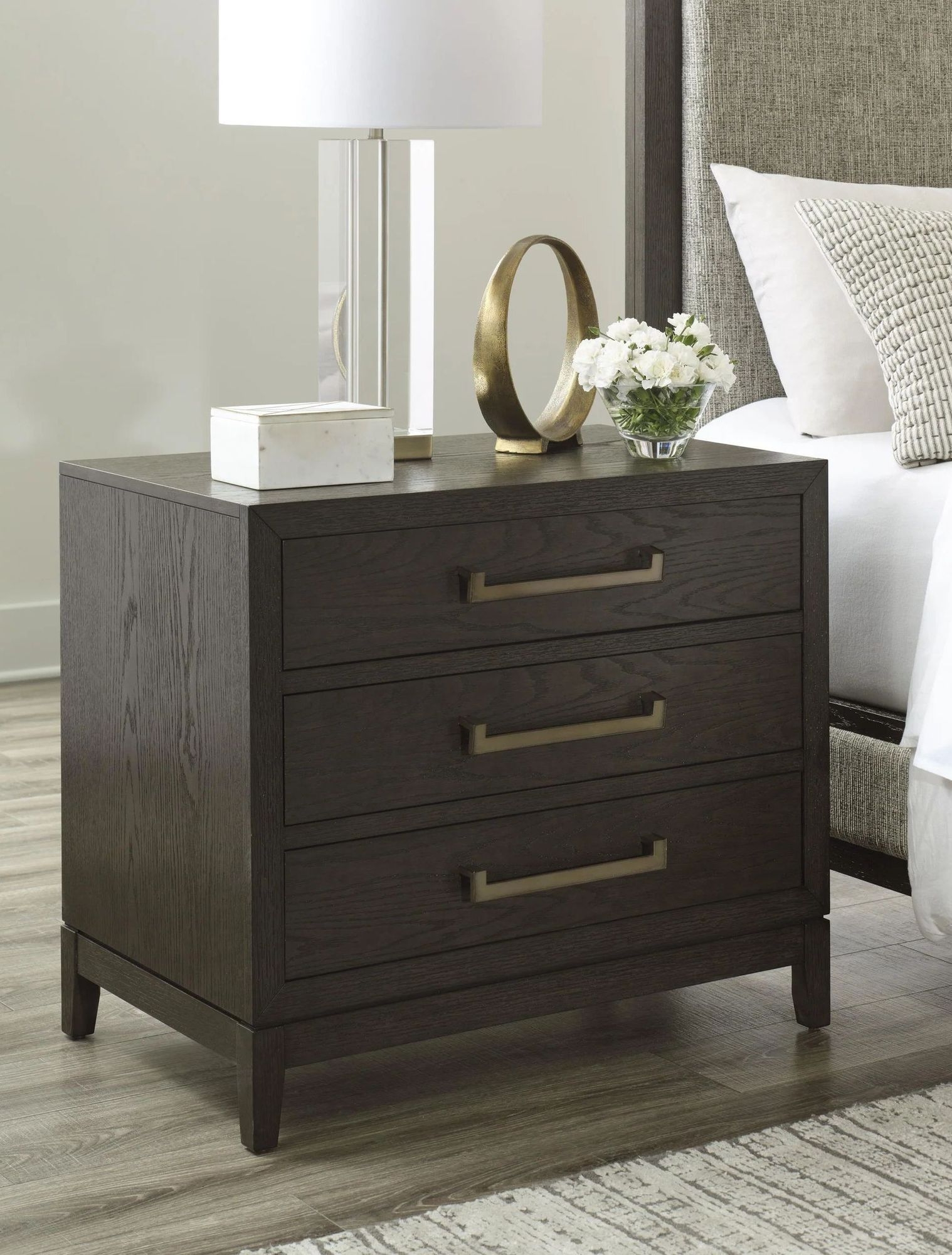 Burkhaus Polyester Upholstered Panel Bedroom Set