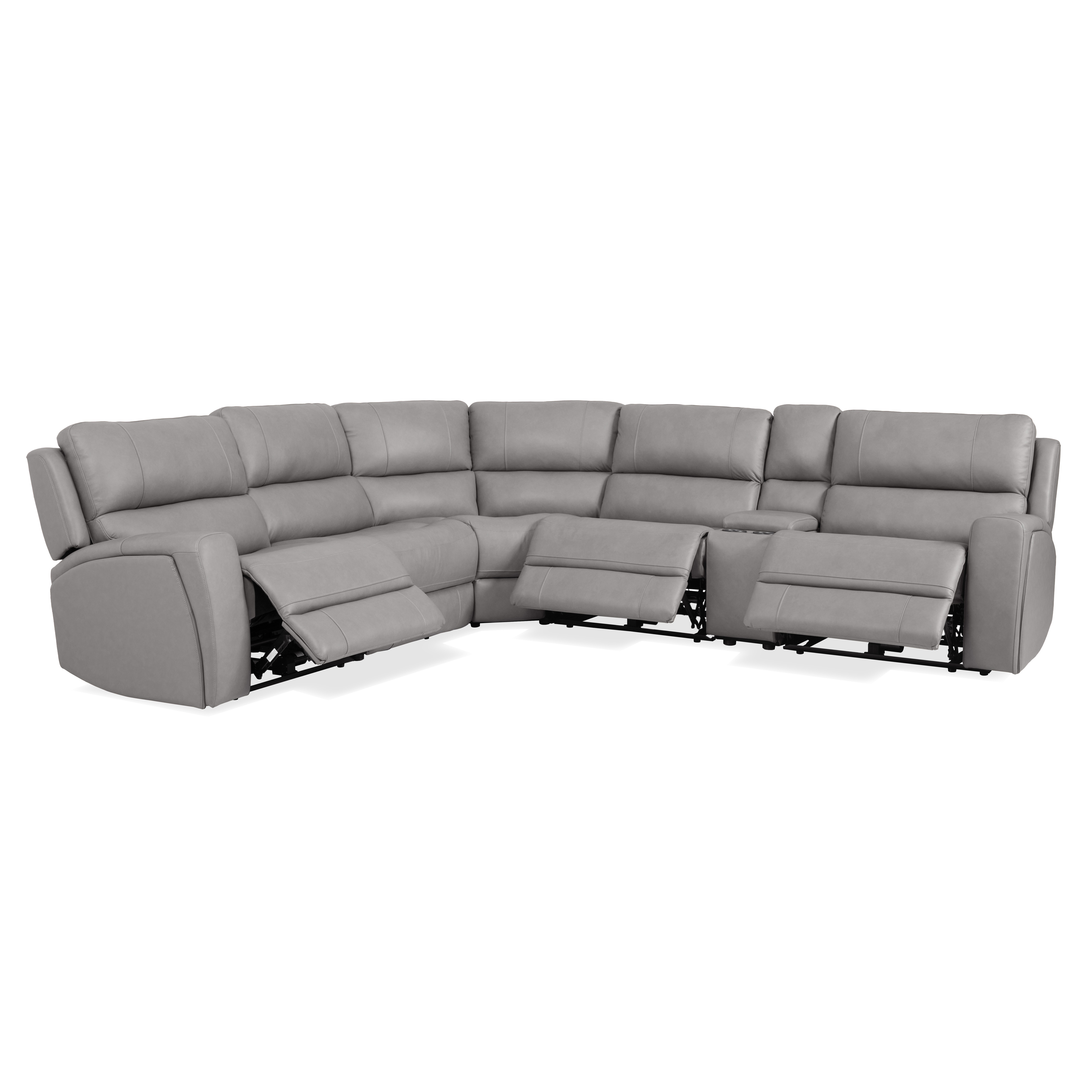 70815M Leather Reclining Sectional Sofa