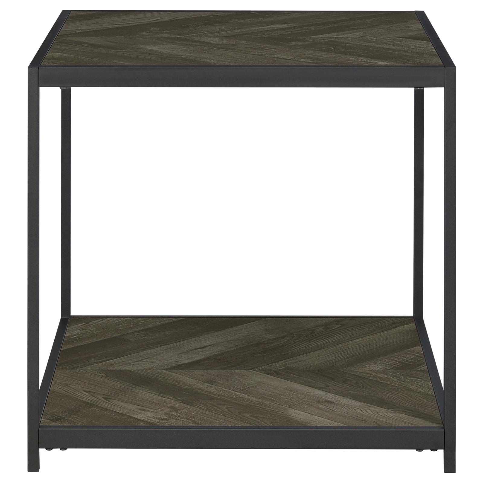 Beckley Chevron End Table