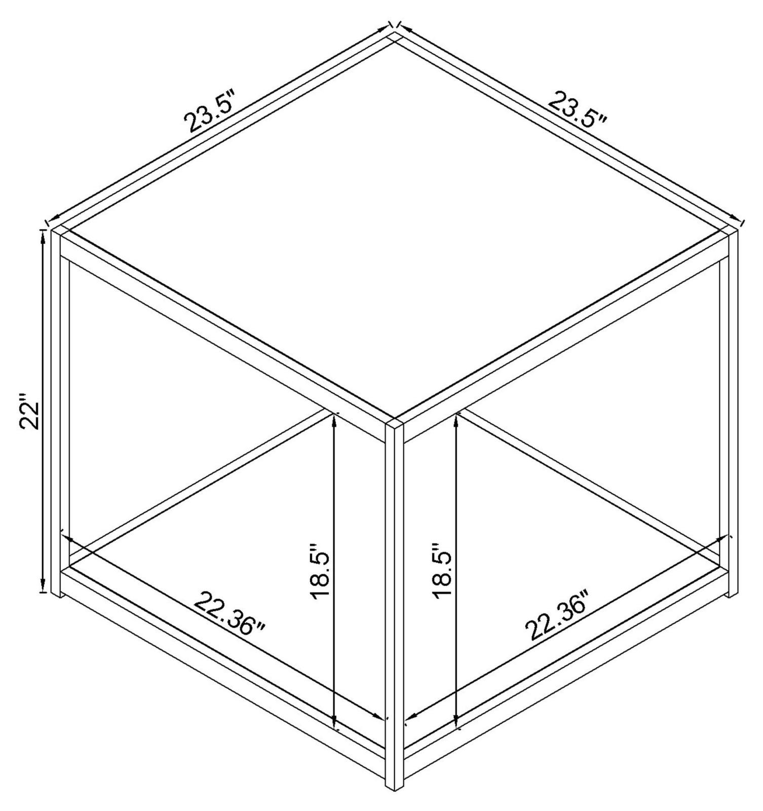 Beckley Chevron End Table