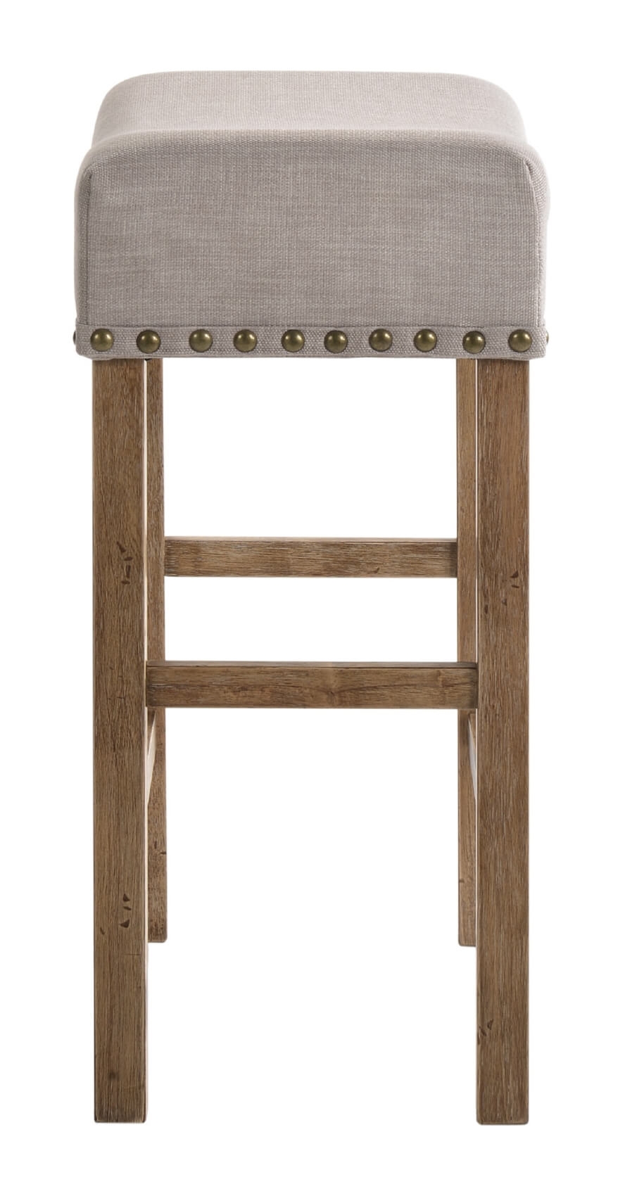 Martha II Fabric/Wood Counter Stool