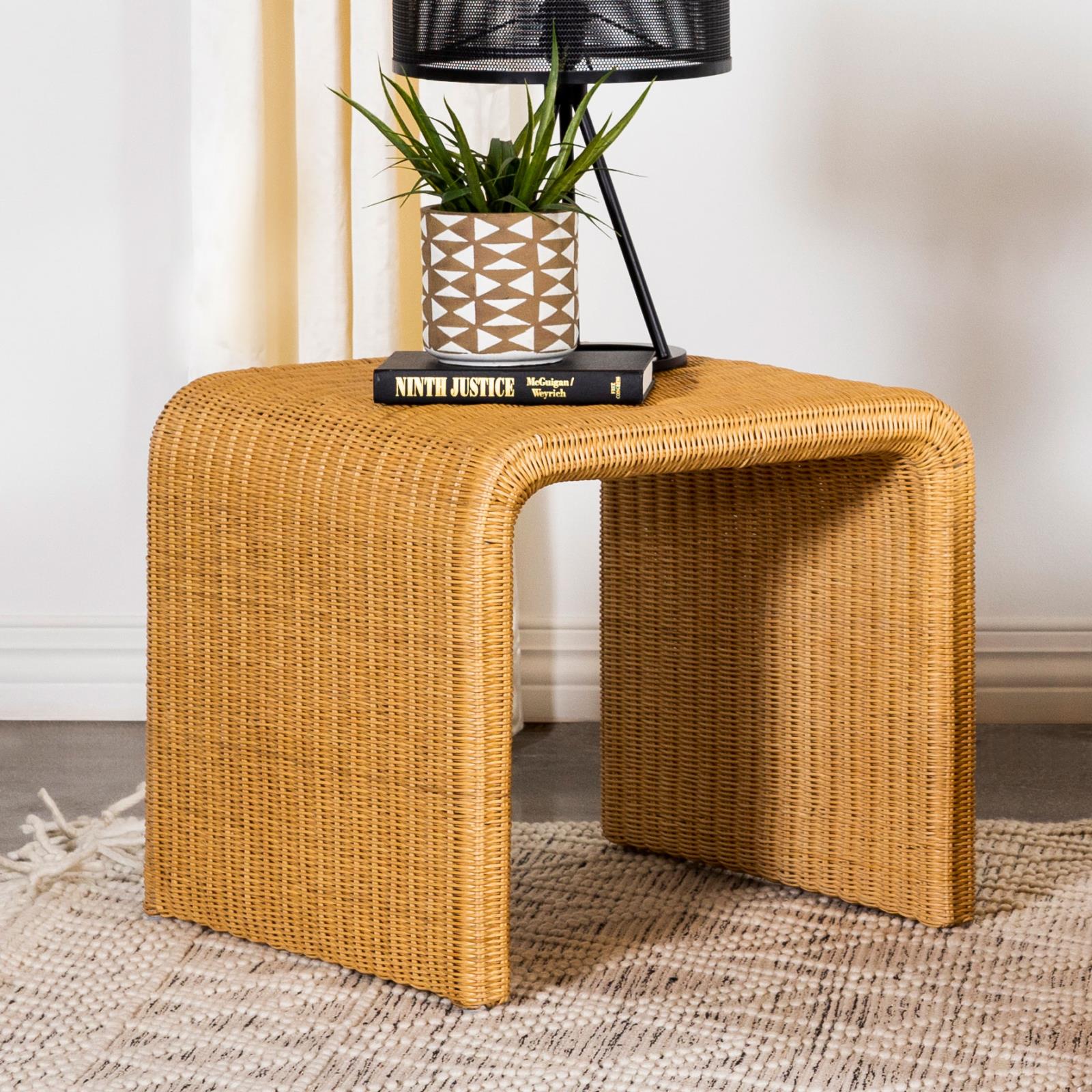 Juanita Square Rattan End Table