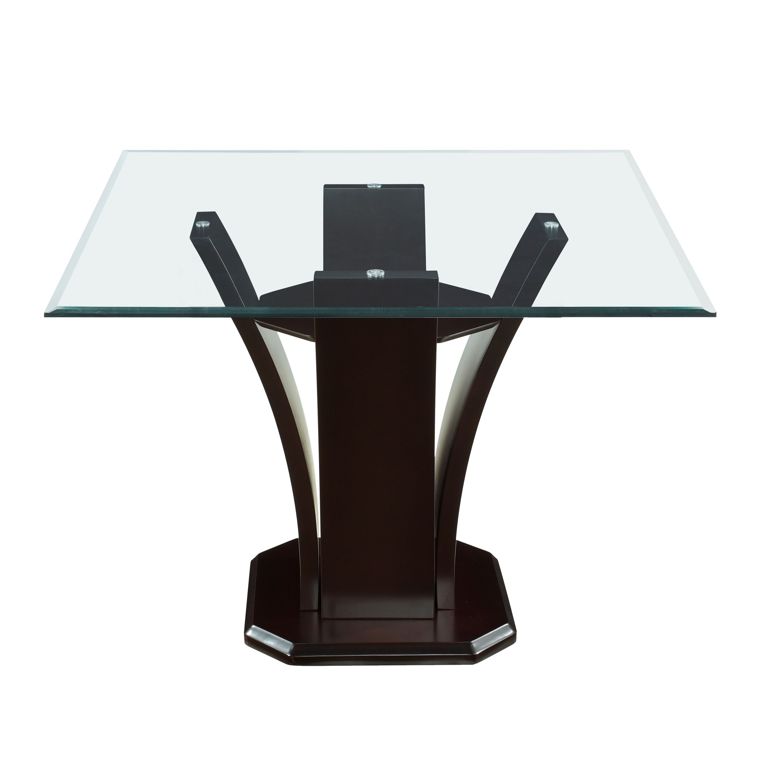 Daisy Square Wood/Glass Counter Height Table
