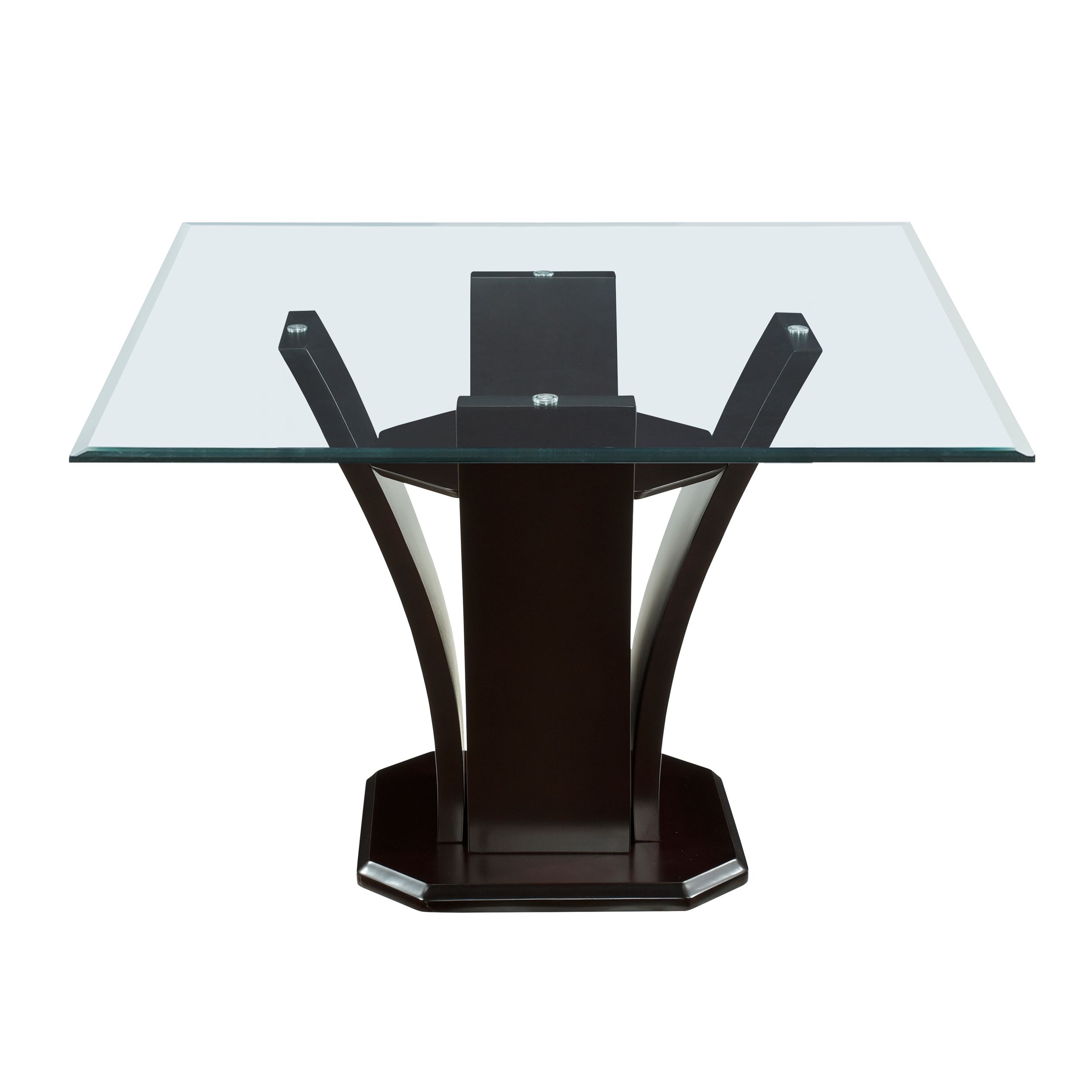 Daisy Square Wood/Glass Dining Table