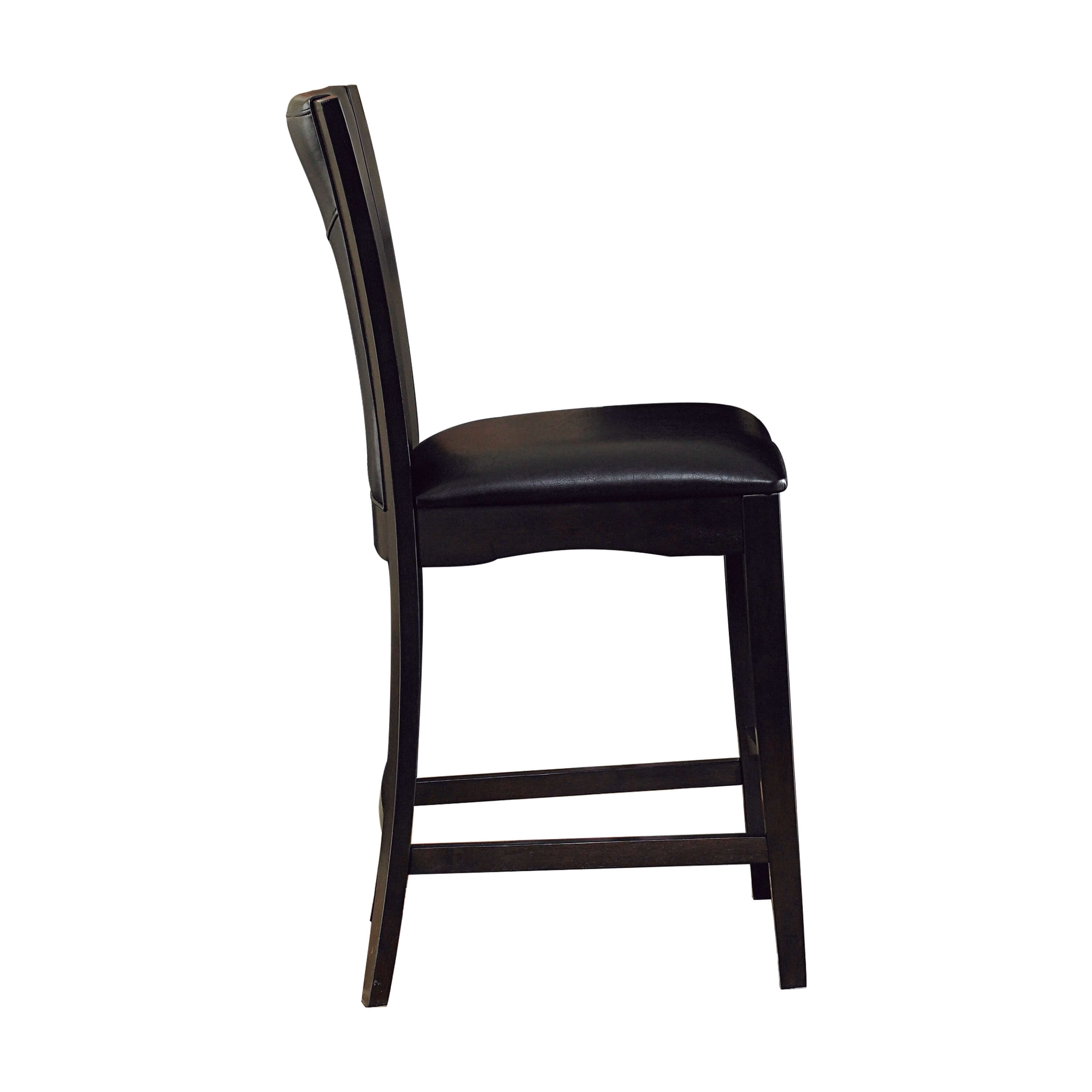 Daisy Transitional Vinyl/Wood Counter Dining Chair