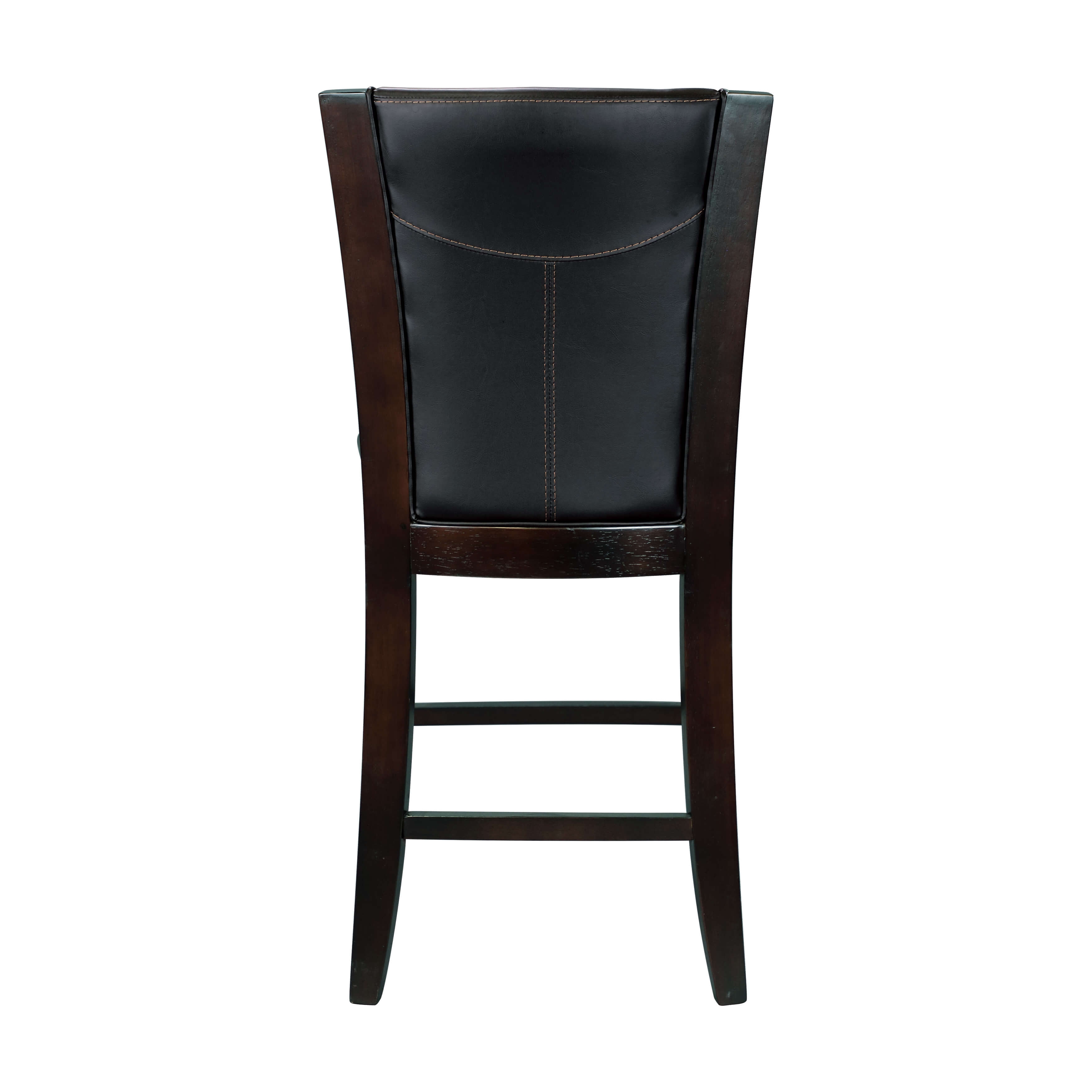 Daisy Transitional Vinyl/Wood Counter Dining Chair